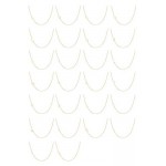 14k gold side initial necklace