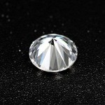 VVS2 Clarity Moissanite Diamond Egl Certified Genuine Loose Moissanite White Round Brilliant Cut Moissanite