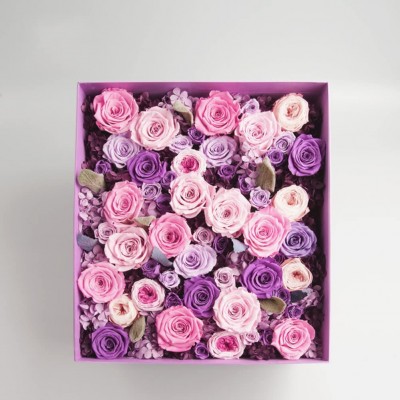 Only rose Eternal Flower Gift Box/Large Flower Box/Roses Box-A