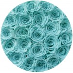PALATIAL PETALS Tiffany Blue Roses That Last A Year | Long Lasting Roses | Preserved Forever Rose Arrangement Flower Box Bouquet | Best Gift for Birthday Her Women Girlfriend Mom (Tiffany Blue)