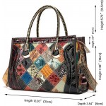 Genuine Leather Purses and Handbags for Women Tote Shoulder Crossbody Bags with Long Strap Detachable