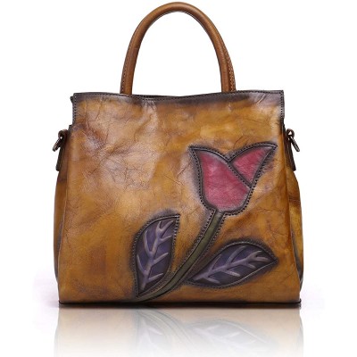APHISON Designer Soft Leather Totes Handbags for Women Ladies Satchels Shoulder Bags 8171