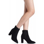 DREAM PAIRS Women's Chunky High Heel Ankle Booties