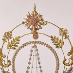 BLESSUME Halo Crown Mary Goddess Headband Women's Halloween Costume Goddess Headpiece