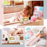 YOZRAN Happy Birthday Gifts for Women, Pamper Gifts to Her Wife Mom Sister, Pamper Kit Self Care Package for Grandma Women Relaxing Bath Sets Spa Gift Box for Best Friend, Stainless Steel Cup
