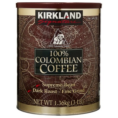 Kirkland Signature 100% Colombian Coffee, 48 oz
