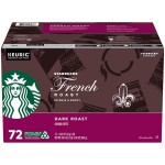 Starbucks French Roast Dark Roast K-Cup Pods, 72 ct