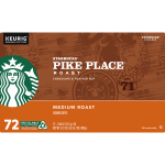 Starbucks Pike Place Medium Roast K-Cup Pods, 72 ct