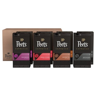 Peet's Coffee Espresso Capsules Variety Pack, 80 ct