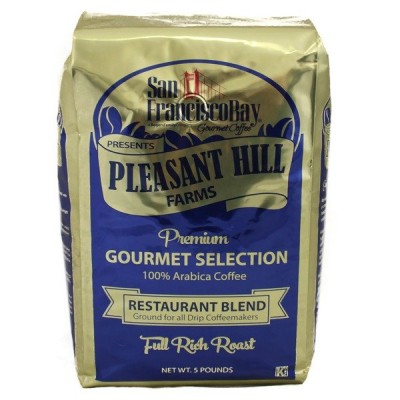 Pleasant Hill Farms Gourmet Ground Coffee, 5 lbs