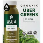 Suja Organic Cold Pressed Uber Green Juice, 6 x 10.5 fl oz