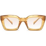 FEISEDY Classic Women Sunglasses Fashion Thick Square Sun Glasses Chunky Frame UV400 B2471