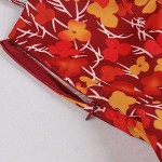 Skirts for Women Multicolor Floral Print Dress Women High Waist Dresses
