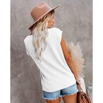 ETCYY NEW Womens Short Sleeve V-Neck Shirts and Raglan Crewneck T Shirts Tees Color Block Casual Loose Fit Tshirts Tops
