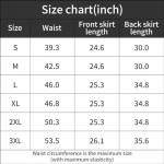 Women's Victorian Steampunk Gothic Skirt High Waist Lace up Suspender Dress Jumper Skirt JSK