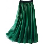 Lmtossey Women's Summer Skirt Silk Maxi Skirt Ladies Clothes Slim Thin Drape Skirt