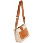 Wrangler Crossbody Purses for Women Handbags and Shoulder Bag for Ladies, 2 Tone Brown