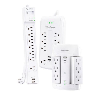 CyberPower Surge Protector, 3-pack