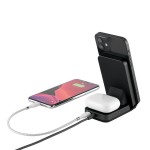 Ubio Labs 2-in-1 Wireless Charging Stand for Phones and True Wireless Earbuds