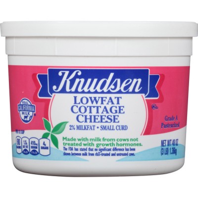 Knudsen Lowfat Cottage Cheese, 3 lb