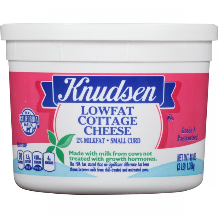 Knudsen Lowfat Cottage Cheese, 3 lb