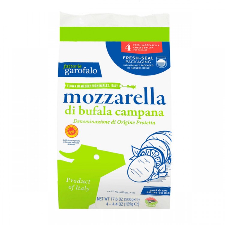 Fattorie Garofalo Bufala Mozzarella, 4 x 4.4 oz