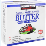 Kirkland Signature Salted Sweet Cream Butter, 4 x 1 lb
