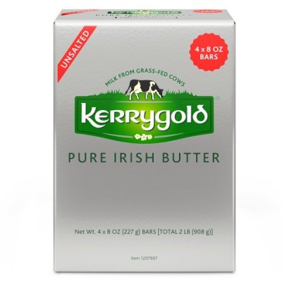 Kerrygold Unsalted Irish Butter, 4 x 8 oz