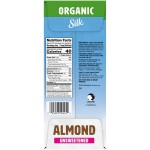 Silk Organic Unsweetened Almondmilk, 3 x 64 fl oz