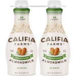 Califia Farms Unsweetened Almondmilk, 2 x 48 fl oz