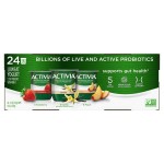 Dannon Activia Probiotic Lowfat Yogurt Variety Pack, 24 x 4 oz