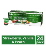 Dannon Activia Probiotic Lowfat Yogurt Variety Pack, 24 x 4 oz