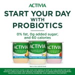 Dannon Activia Probiotic Lowfat Yogurt Variety Pack, 24 x 4 oz