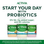 Dannon Activia Probiotic Lowfat Yogurt Variety Pack, 24 x 4 oz