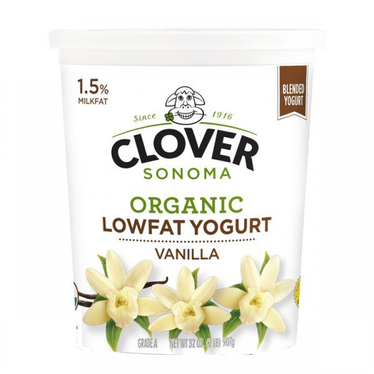 Clover Organic Greek Vanilla Yogurt, 32 oz