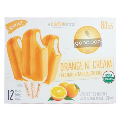 Good Pop Organic Orange N' Cream, 12 ct