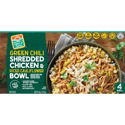 Green Chili Shredded Chicken Rice Bowl, 4 x 9.50 oz
