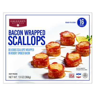 Galilean's Kitchen Bacon Wrapped Scallops, 13 oz