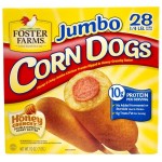 Foster Farms Jumbo Chicken Corn Dogs, 28 x 4 oz