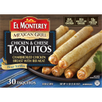 El Monterey Chicken & Cheese Taquitos, 30 ct