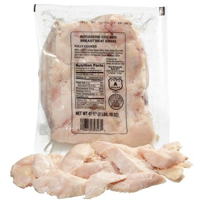 Kirkland Signature Hand Pulled Rotisserie Chicken Breast Meat, 42 oz