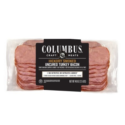 Columbus Turkey Bacon, 2.5 lbs