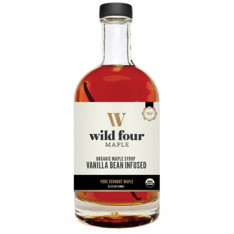 Wild Four Organic Vanilla Maple Syrup 25.4 Oz