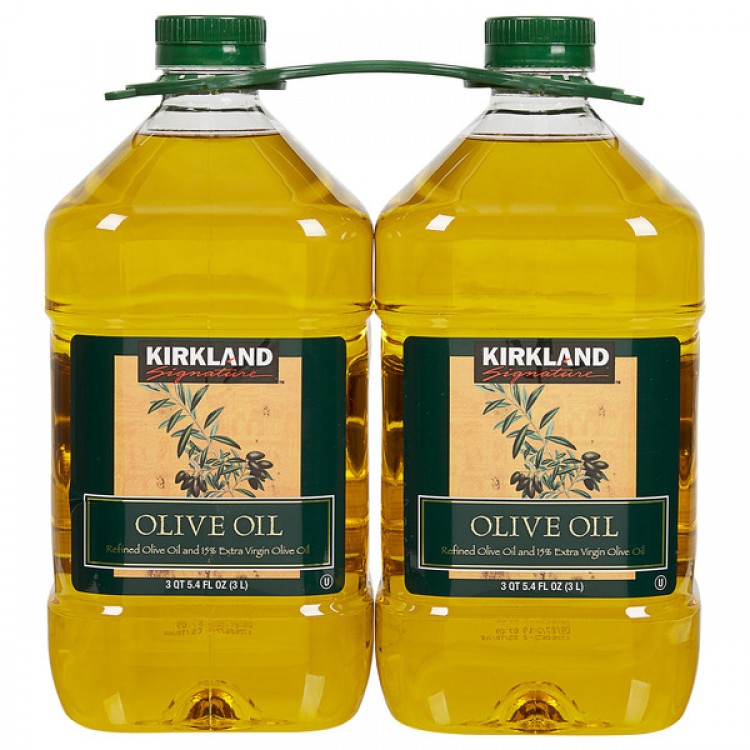 Kirkland Signature Pure Olive Oil, 2 x 3 L
