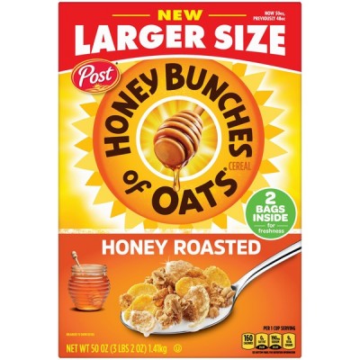 Honey Bunches of Oats Honey Roasted, 50 oz