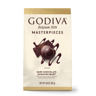 Godiva Masterpieces Dark Chocolate Hearts, 14.8 oz