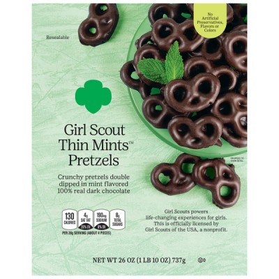 Girl Scouts Thin Mint Pretzels, 26 Oz
