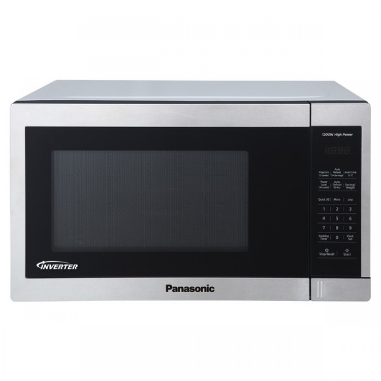 Panasonic 1.3 cu ft Stainless Steel Countertop Microwave Oven NN-SC668S