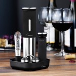 Rabbit Electric Wine Opener, 8 piece set