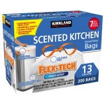 Kirkland Signature 13 Gallan Scented Drawstring Bags, 200 ct